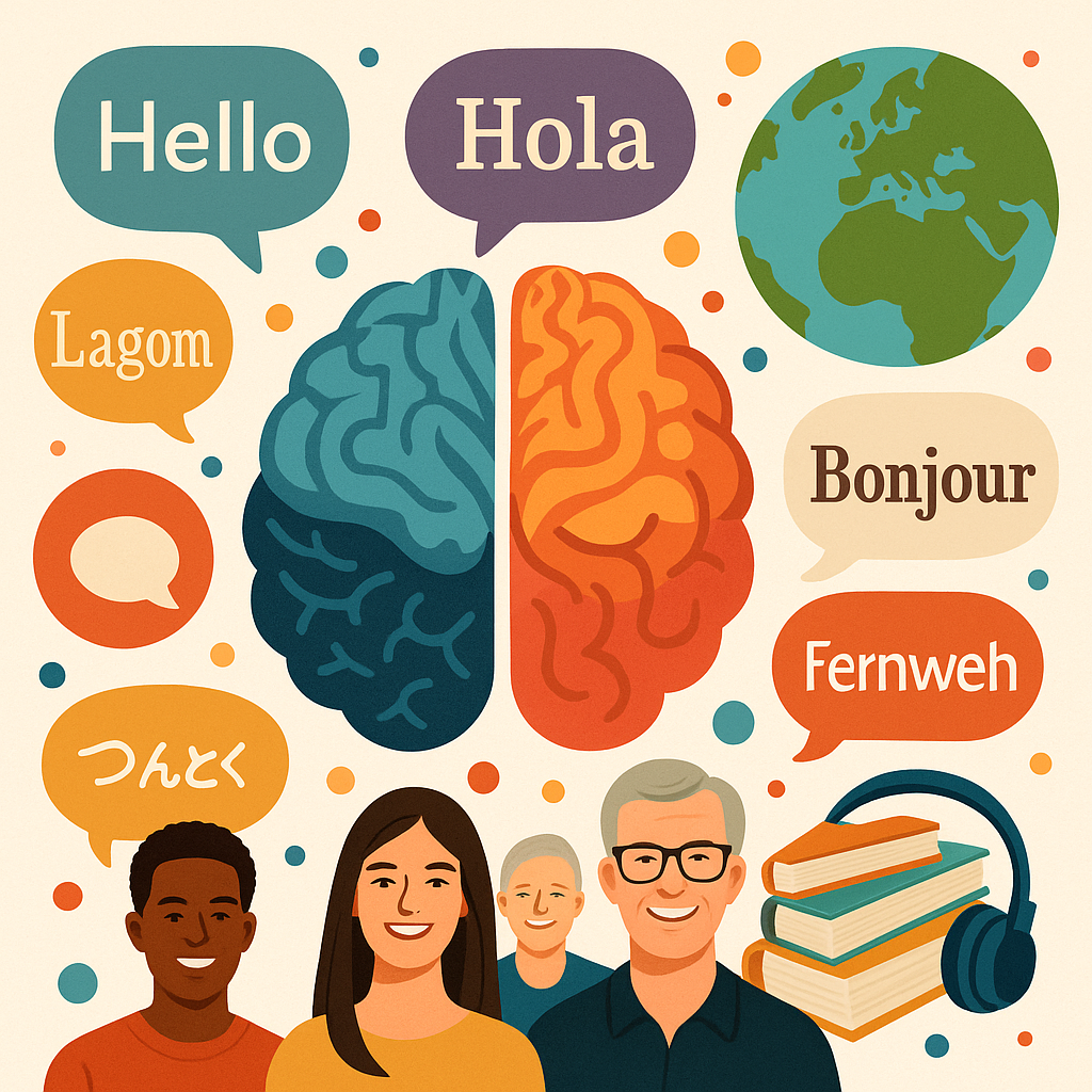 Infografía de Aprender ingles con saludo.